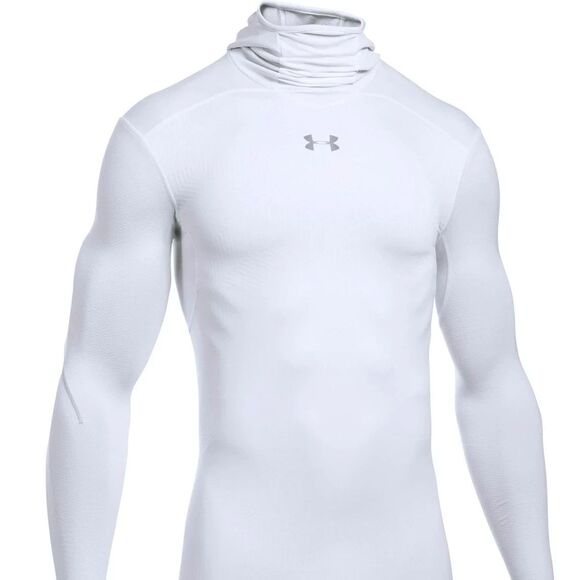 Under Armour Men's UA ColdGear Armour Elements Hoodie White Size XL 1280805 - Picture 4 of 6
